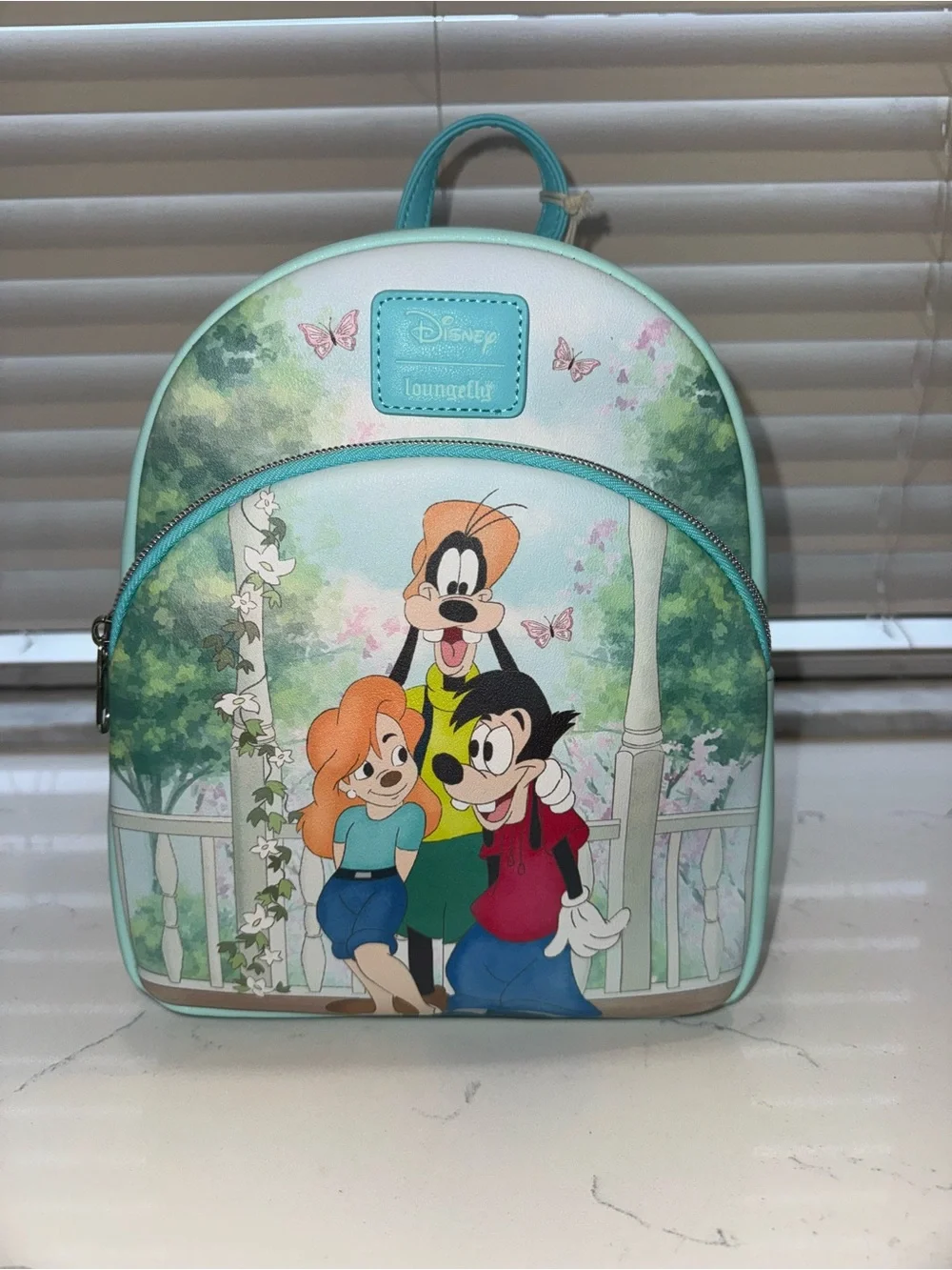 Loungefly Kids Mint Green Goofy & Friends Mini Backpack